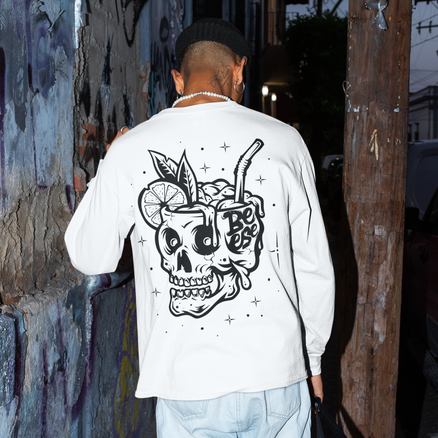 Manga Larga CALAVERA 𝟮𝙓𝟭 𝙢𝙖𝙣𝙜𝙖 𝙡𝙖𝙧𝙜𝙖