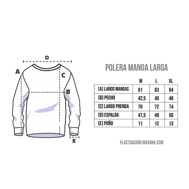 Manga Larga MINI BOCA