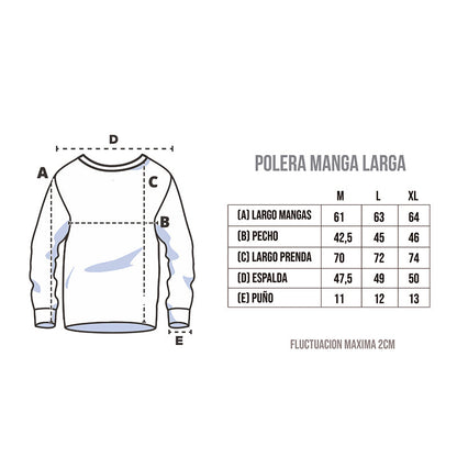 Manga Larga MINI BOCA